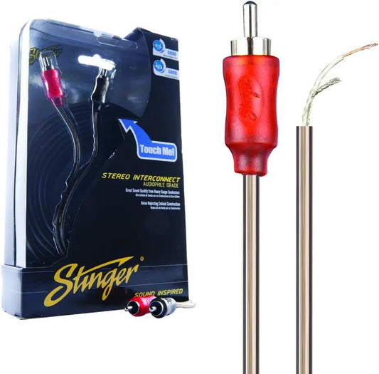 Stinger SI126 6Ft 1000 Series 2-Channel Audiophile Grade RCA Stereo Interconnect Cable Product vendor